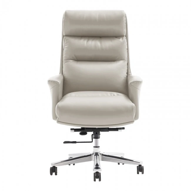 Manager&#039;s office chair Nagal pakoworld PU in beige color 71x73x117-123cm