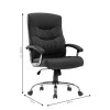 Office chair manager Primrose pakoworld pu black