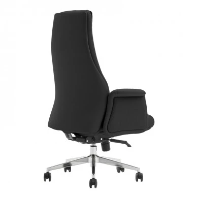 Manager&#039;s office chair Rekter pakoworld PU in black color 77x65x119-127cm