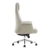 Manager&#039;s office chair Rekter pakoworld PU in beige color 77x65x119-127cm