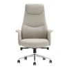 Manager&#039;s office chair Rekter pakoworld PU in beige color 77x65x119-127cm