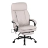 Sedici pakoworld director&#039;s office chair with massage mechanism - pu beige 72x63x115-123cm