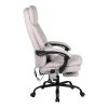 Sedici pakoworld director&#039;s office chair with massage mechanism - pu beige 72x63x115-123cm