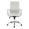 Manager office chair Valter pakoworld white pu 55.5x58x108cm