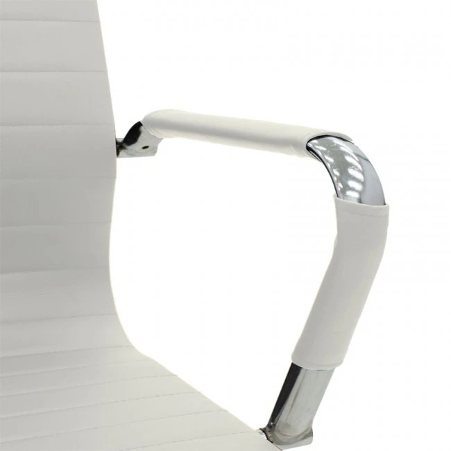 Manager office chair Valter pakoworld white pu 55.5x58x108cm