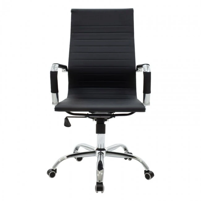 Manager office chair Valter pakoworld black pu 55.5x58x108cm