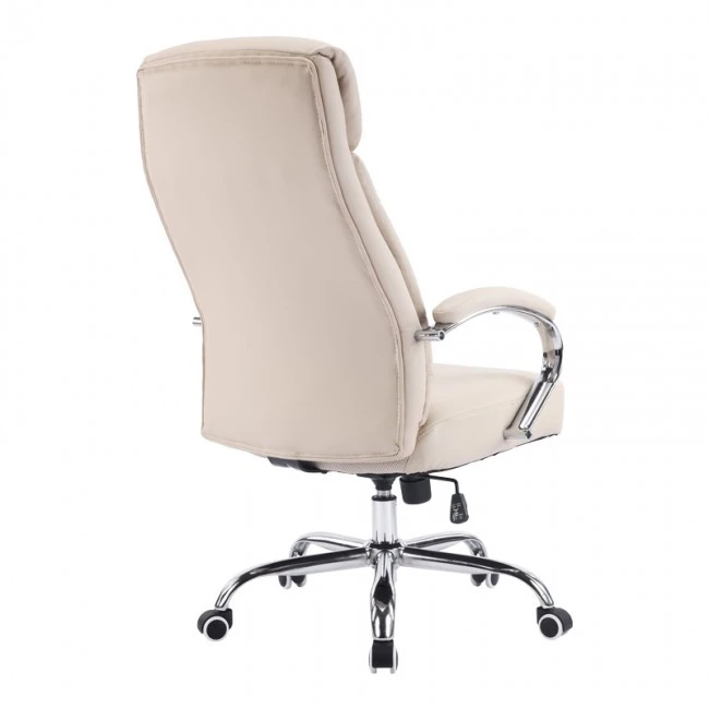 Manager office chair Venza pakoworld beige pu 70x65x117-124cm