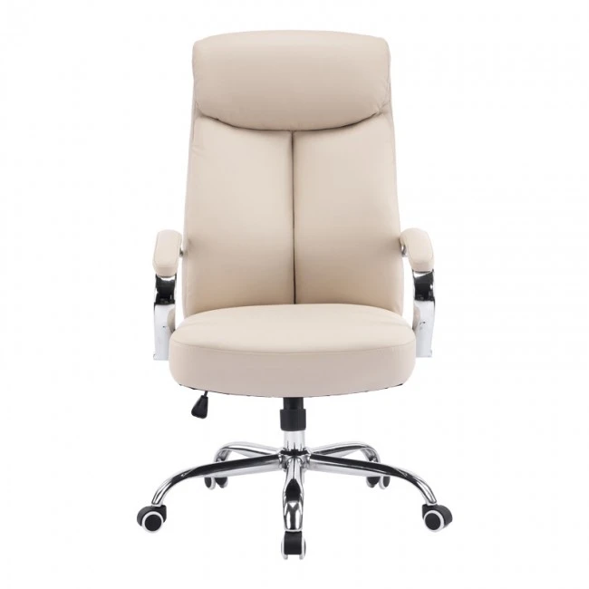 Manager office chair Venza pakoworld beige pu 70x65x117-124cm