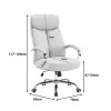 Manager office chair Venza pakoworld beige pu 70x65x117-124cm