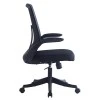 Office chair Enrich pakoworld with fabric mesh in black colour