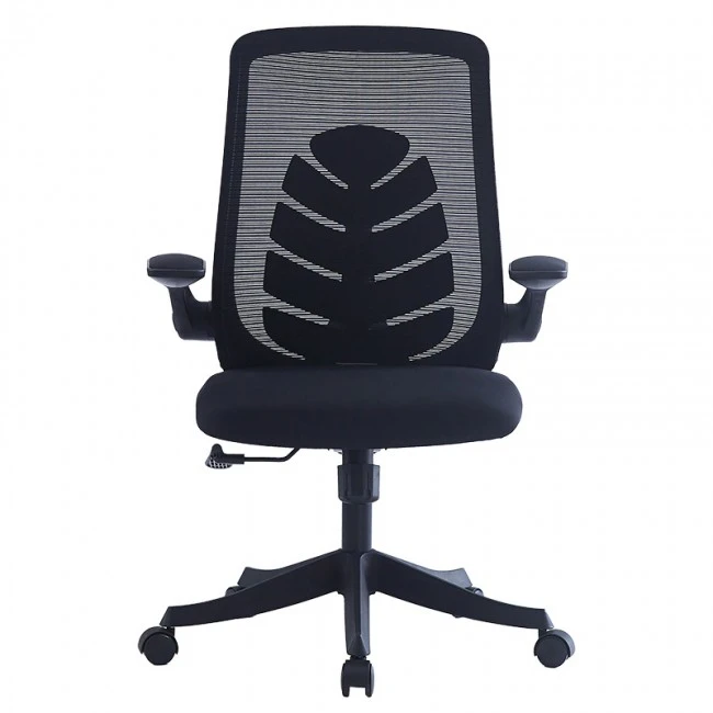 Office chair Enrich pakoworld with fabric mesh in black colour