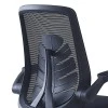 Office chair Enrich pakoworld with fabric mesh in black colour