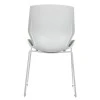 Visitor office chair Genuine pakoworld PP white-grey