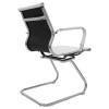 Visitor office chair Valter pakoworld white pu 55.5x52x95.5cm