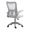 Work chair manager Annalise pakoworld mesh grey 57χ53χ100cm