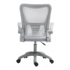 Work chair manager Annalise pakoworld mesh grey 57χ53χ100cm