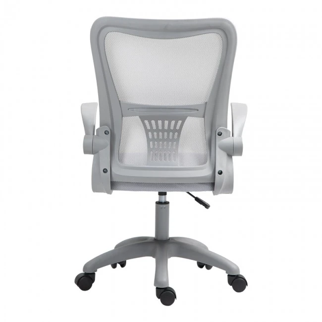 Work chair manager Annalise pakoworld mesh grey 57χ53χ100cm