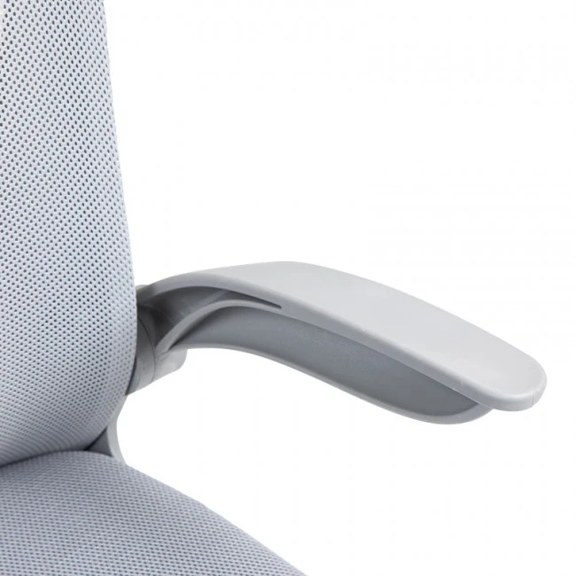Work chair manager Annalise pakoworld mesh grey 57χ53χ100cm