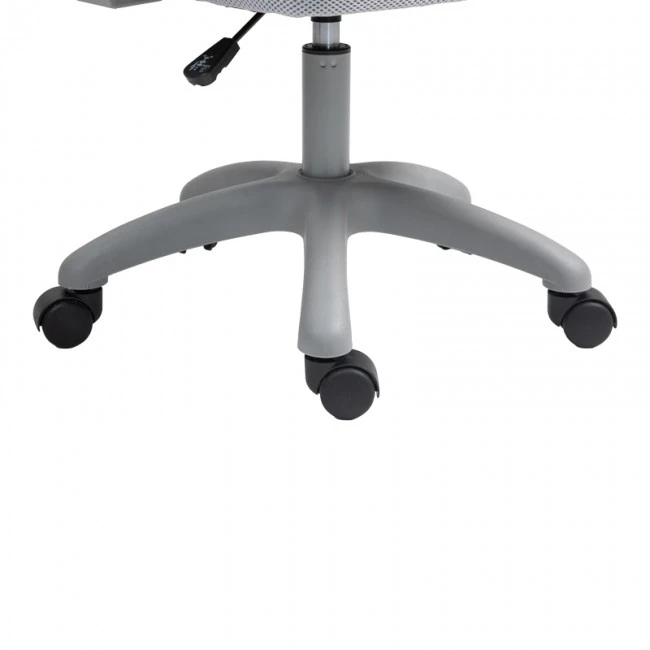 Work chair manager Annalise pakoworld mesh grey 57χ53χ100cm