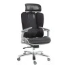 Work chair manager Chocky pakoworld black mesh 68x69x120cm