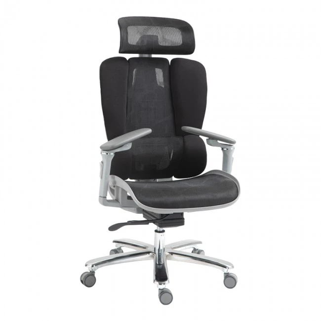 Work chair manager Chocky pakoworld black mesh 68x69x120cm