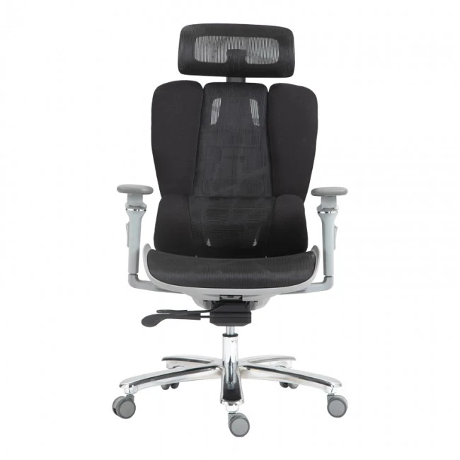 Work chair manager Chocky pakoworld black mesh 68x69x120cm
