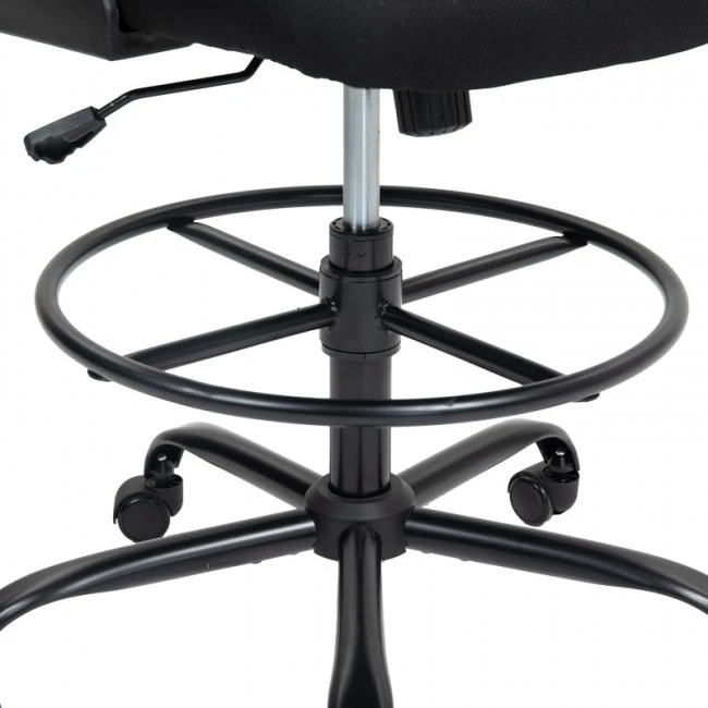 Work chair manager Derzio pakoworld mesh black fabric 62x53x131cm