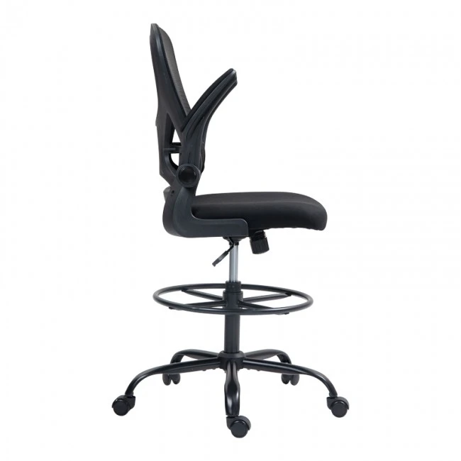 Work chair manager Derzio pakoworld mesh black fabric 62x53x131cm
