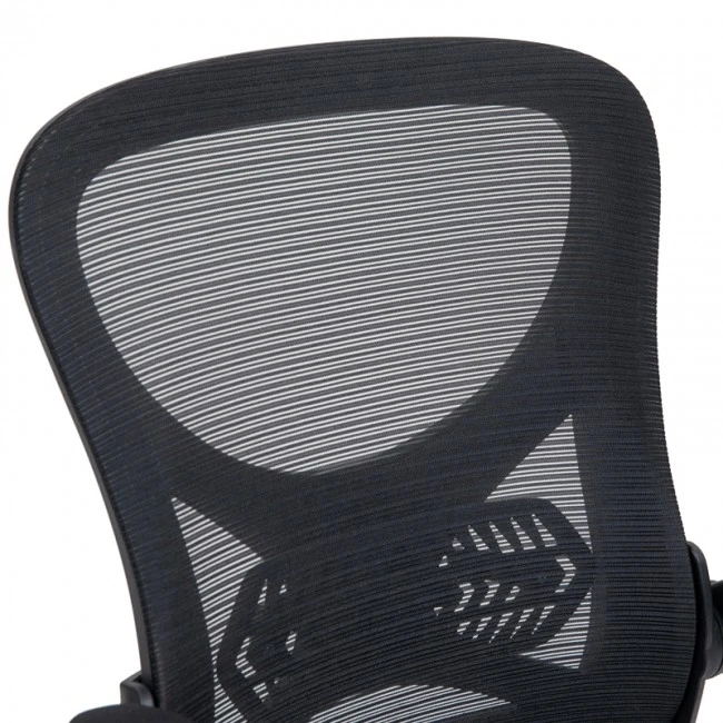 Work chair manager Derzio pakoworld mesh black fabric 62x53x131cm