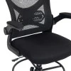 Work chair manager Derzio pakoworld mesh black fabric 62x53x131cm