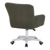 Givole pakoworld office chair in olive green boucle fabric 55x55x75-84cm