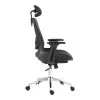 Work chair manager Mergi pakoworld black mesh 62x63x120cm