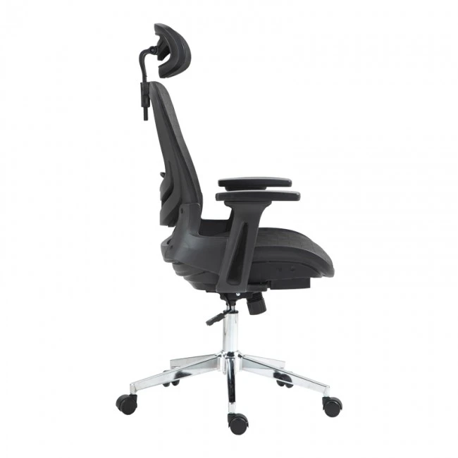 Work chair manager Mergi pakoworld black mesh 62x63x120cm