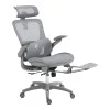 Work chair manager Zenyk pakoworld mesh in black and white color 63x70x126cm