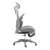 Work chair manager Zenyk pakoworld mesh in black and white color 63x70x126cm