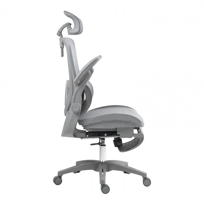 Work chair manager Zenyk pakoworld mesh in black and white color 63x70x126cm