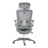 Work chair manager Zenyk pakoworld mesh in black and white color 63x70x126cm