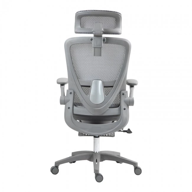 Work chair manager Zenyk pakoworld mesh in black and white color 63x70x126cm