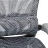 Work chair manager Zenyk pakoworld mesh in black and white color 63x70x126cm