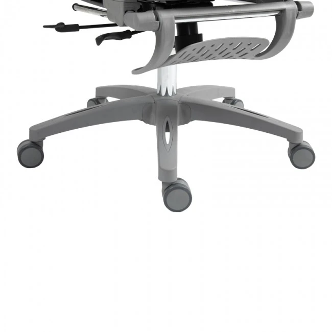 Work chair manager Zenyk pakoworld mesh in black and white color 63x70x126cm