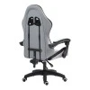 Gaming office chair Gline pakoworld black-gray fabric black pp 60x59x118cm