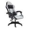 Gaming office chair Gline pakoworld black-gray fabric black pp 60x59x118cm