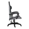 Gaming office chair Gline pakoworld black-gray fabric black pp 60x59x118cm