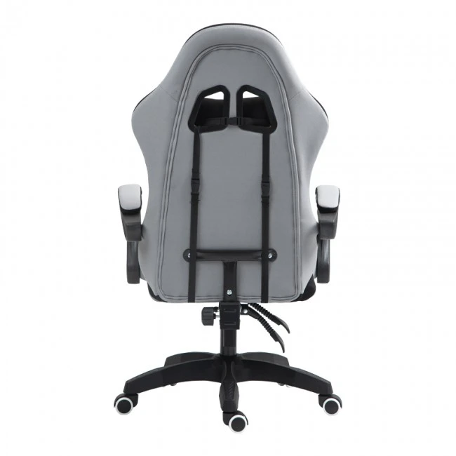 Gaming office chair Gline pakoworld black-gray fabric black pp 60x59x118cm