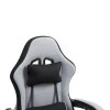Gaming office chair Gline pakoworld black-gray fabric black pp 60x59x118cm