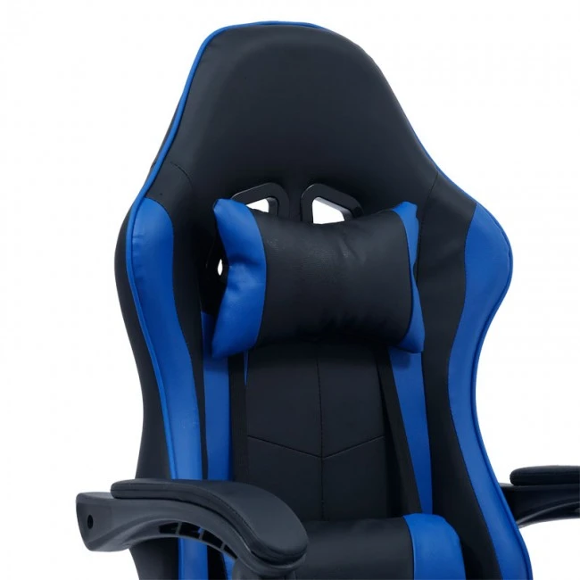 Office Gaming chair William pakoworld PU black-blue