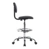 Icina pakoworld pu office-work chair on wheels in black shade 58x54x102-123cm