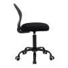 Kid&#039;s office chair Kador pakoworld fabric mesh in black color 52x52x72-84cm