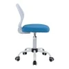 Kid&#039;s office chair Kador pakoworld fabric mesh in blue-white color 52x52x72-84cm