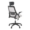 Office chair Peja pakoworld fabric mesh grey-beige and black frame 58x60x107-117cm